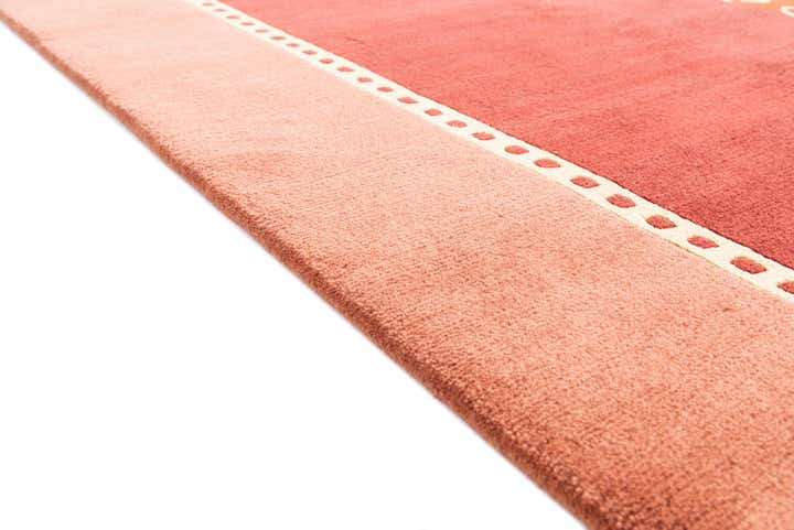 4' 9 x 6' 6 Hand Knotted Nepal Wool Rug