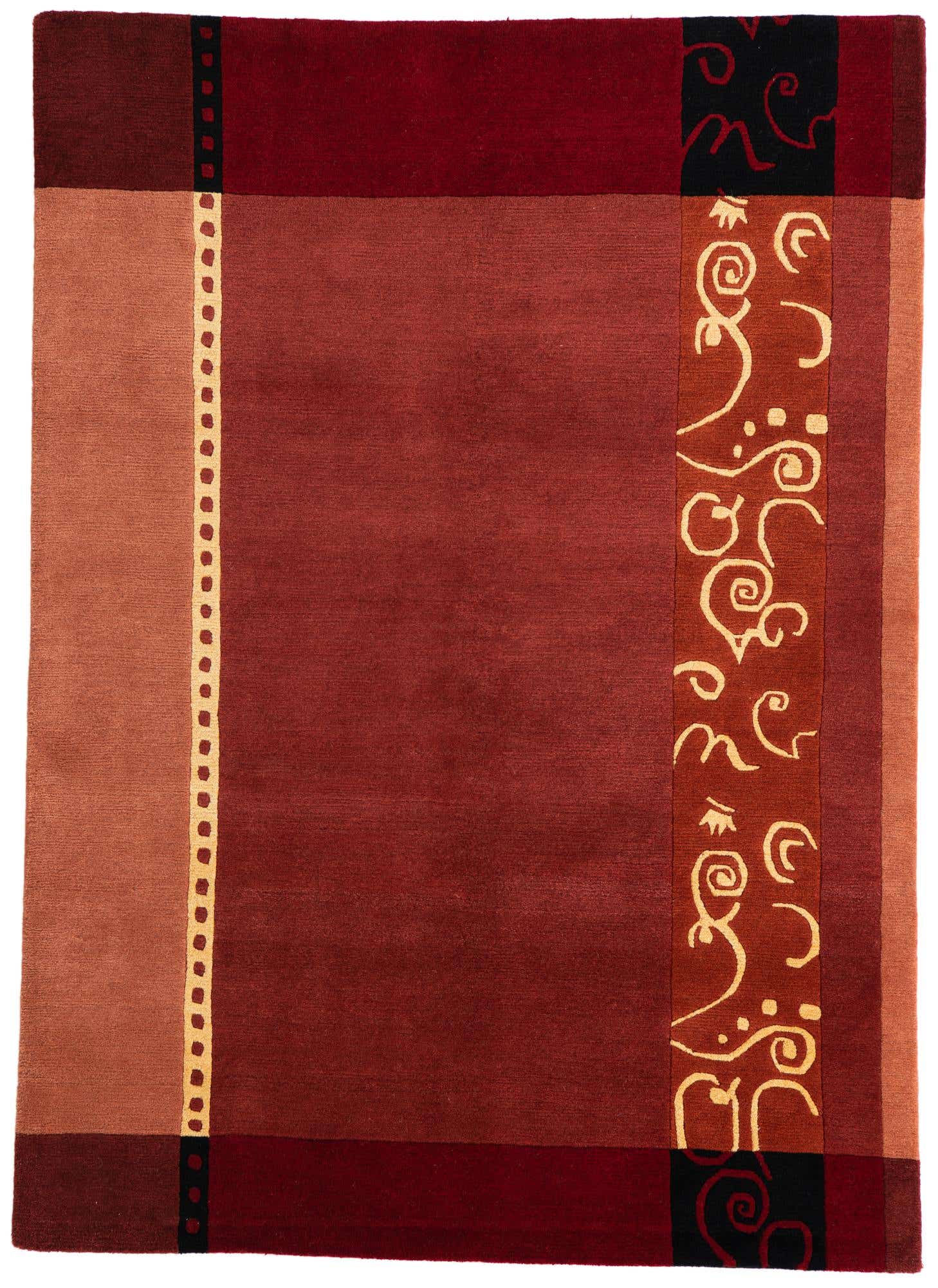 4' 9 x 6' 6 Hand Knotted Nepal Wool Rug