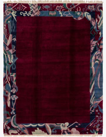 8' 4 x 11' 6 Hand Knotted Nepal Wool Rug