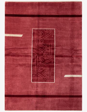 5' 9 x 8' 1 Hand Knotted Nepal Rug