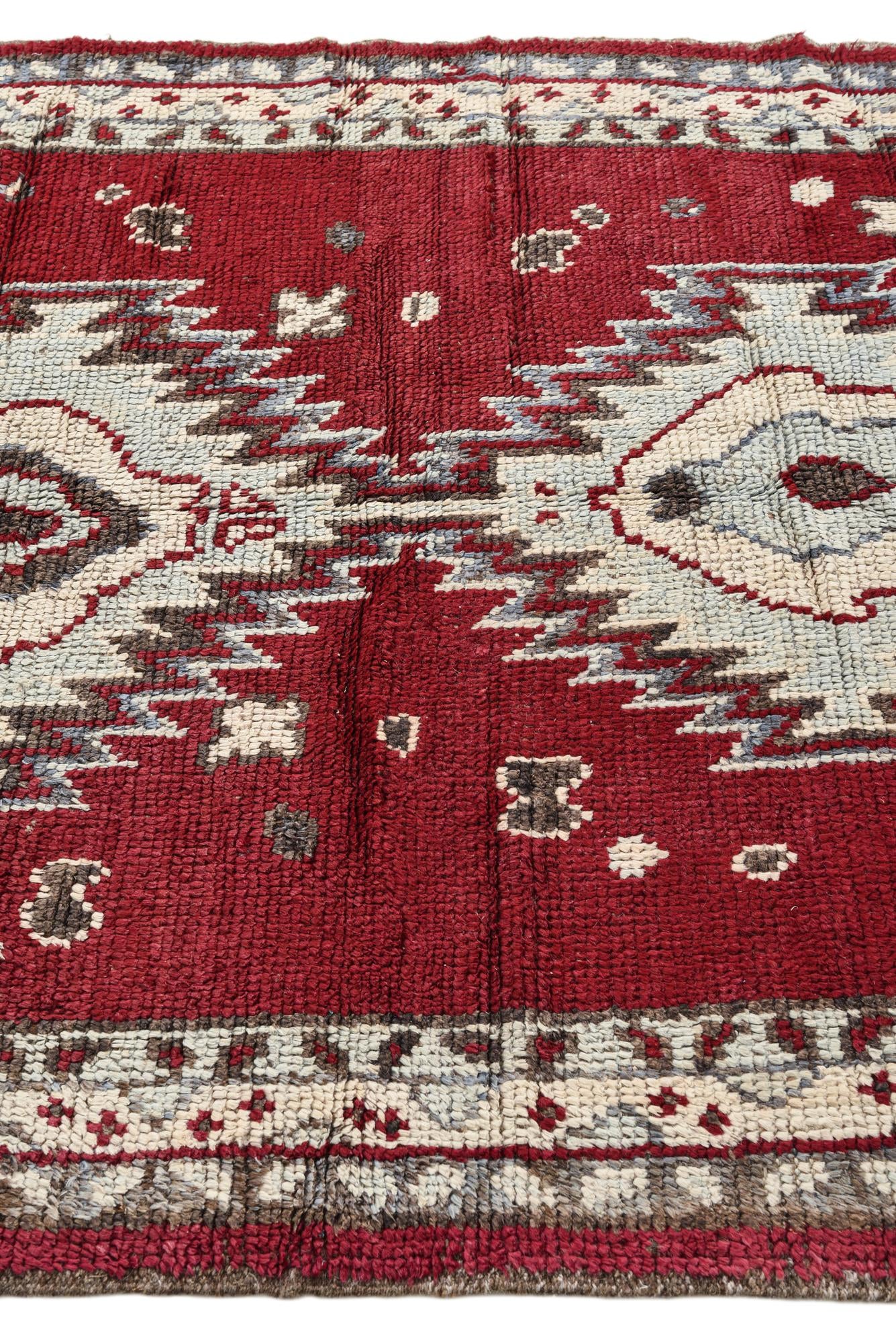 5' 2 x 7' 7 Hand Knotted Oushak Wool Rug