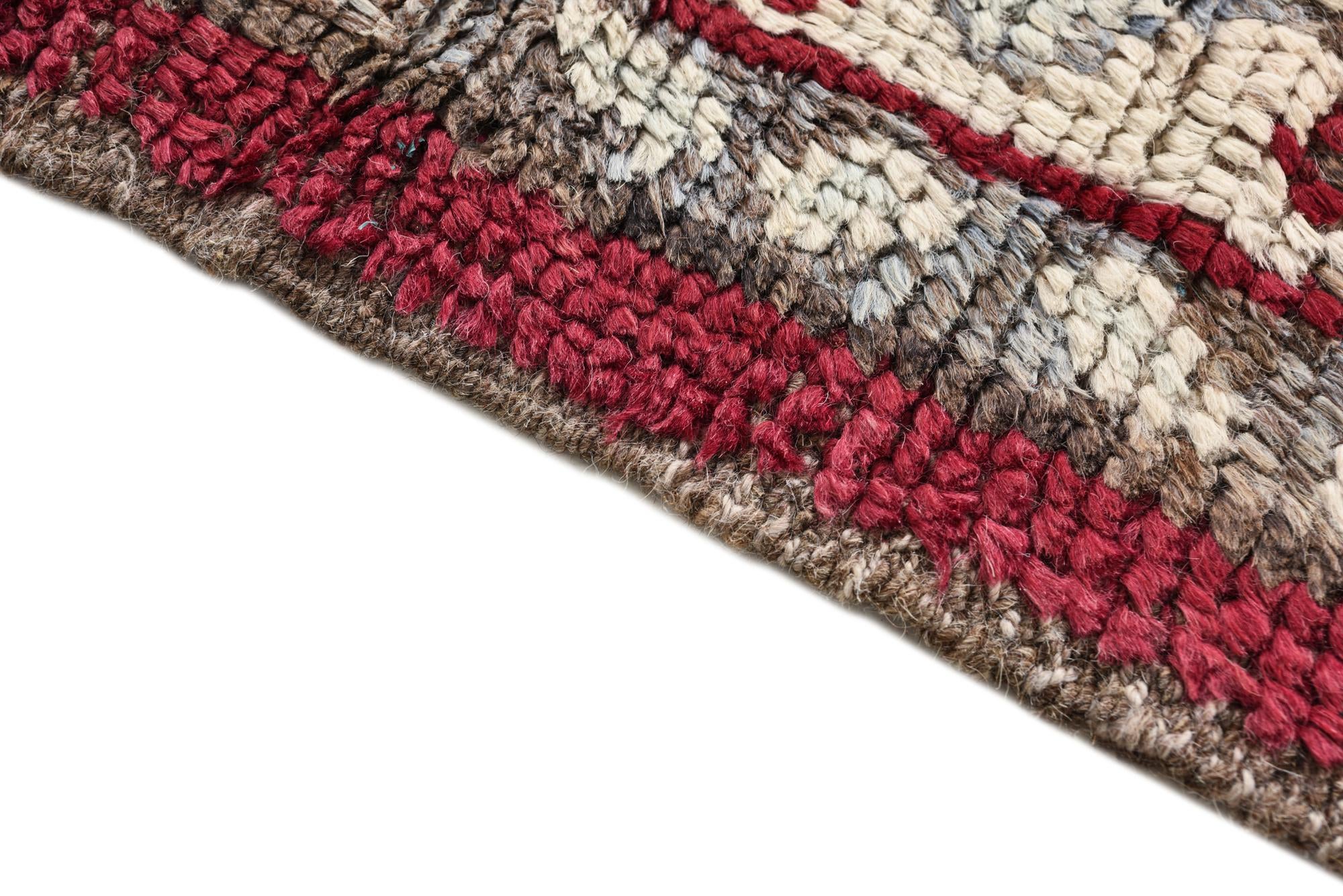 5' 2 x 7' 7 Hand Knotted Oushak Wool Rug