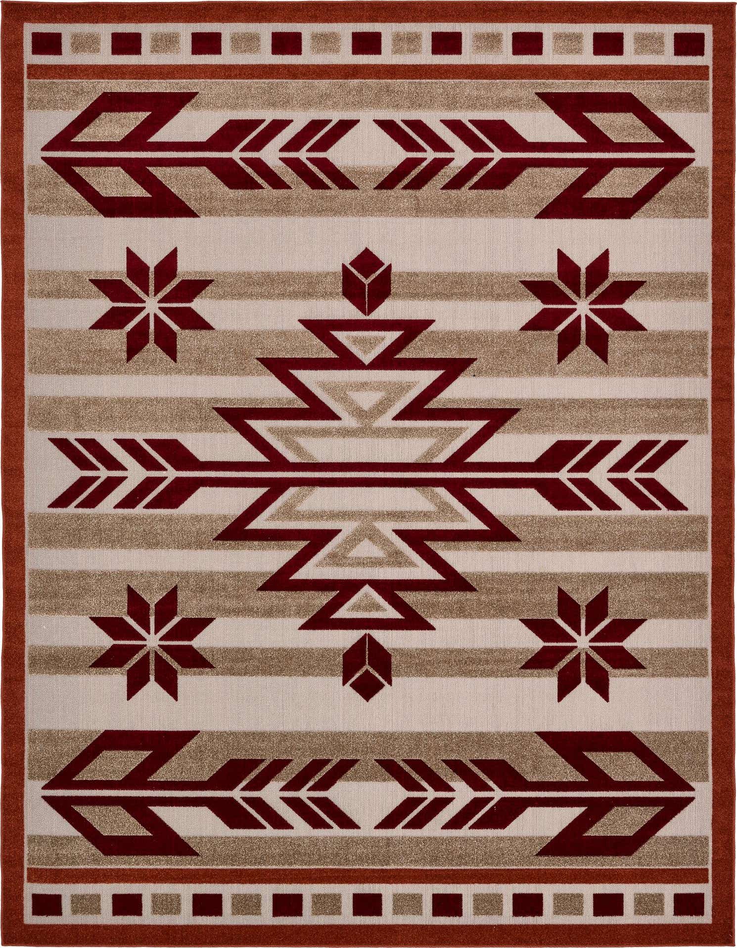 9' x 12' Easy-Clean Modern Indoor / Outdoor Rug