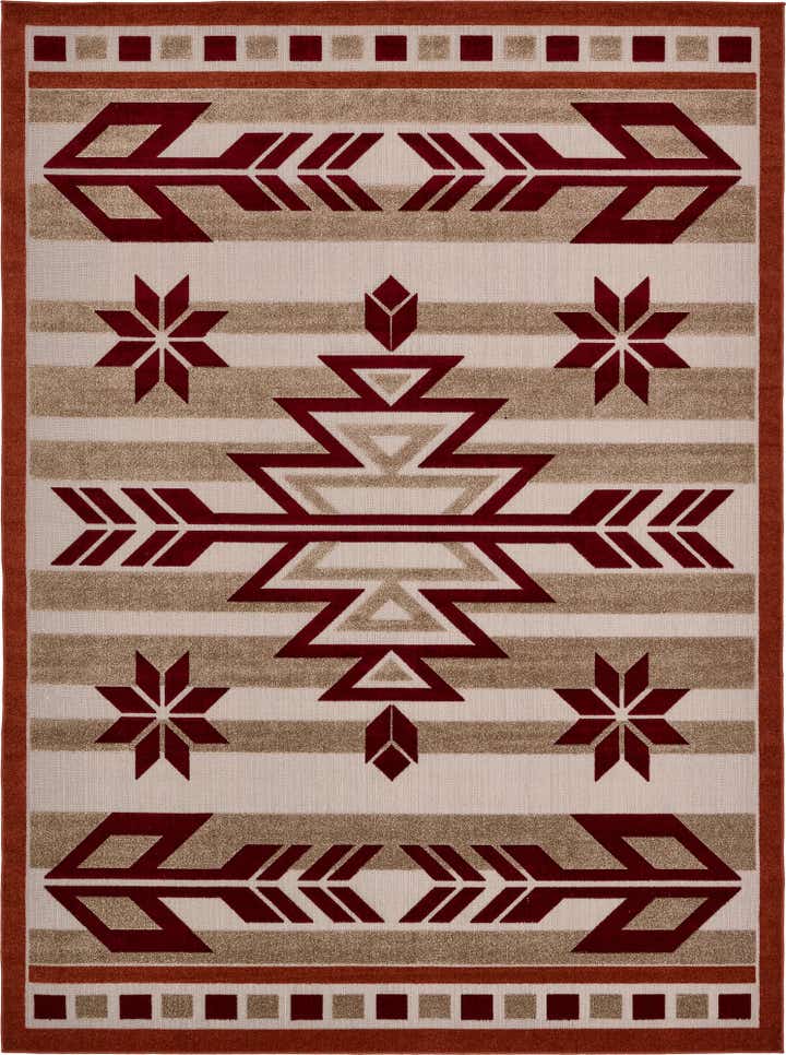 9' x 12' Easy-Clean Modern Indoor / Outdoor Rug