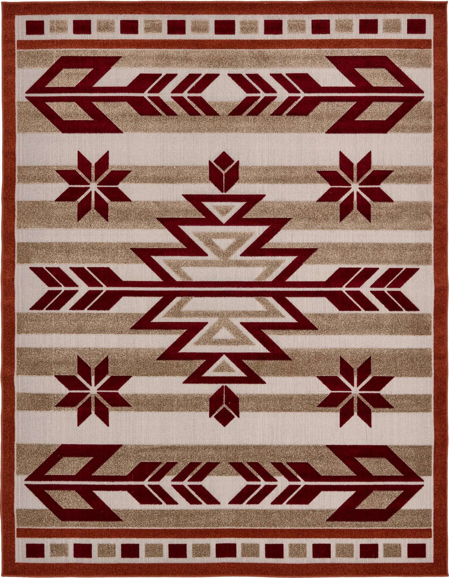 8' x 10' Easy-Clean Modern Indoor / Outdoor Rug