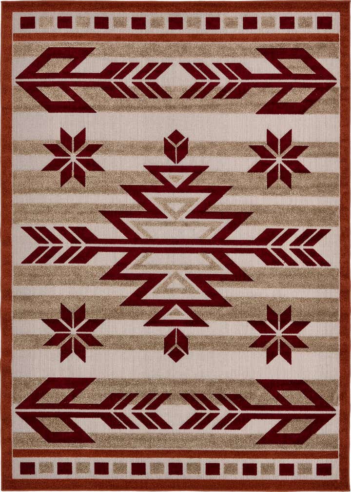 7' x 10' Easy-Clean Modern Indoor / Outdoor Rug