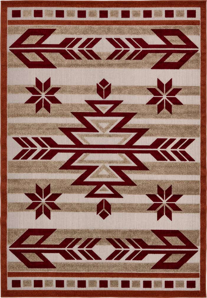 7' x 10' Easy-Clean Modern Indoor / Outdoor Rug