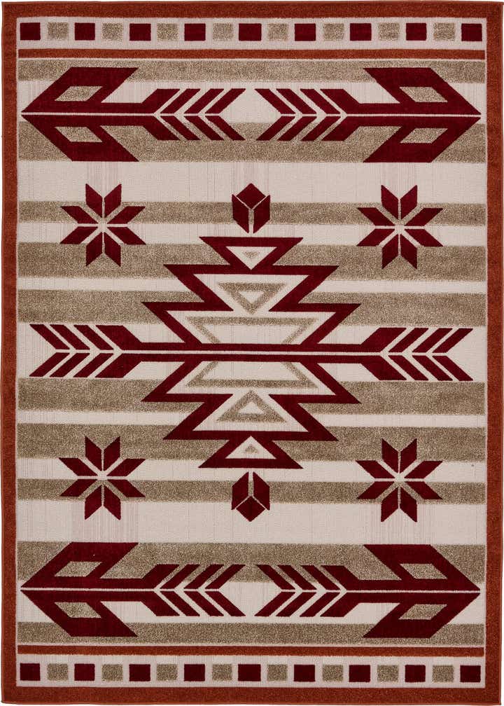 6' x 9' Easy-Clean Modern Indoor / Outdoor Rug