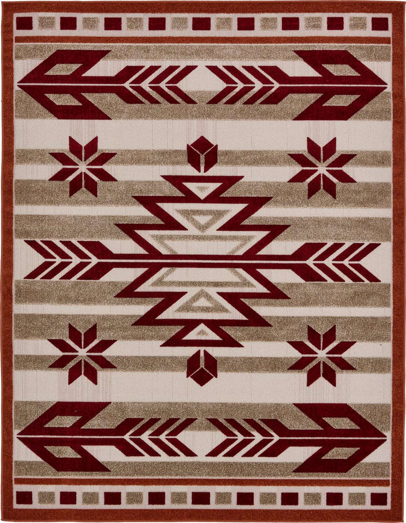 6' x 9' Easy-Clean Modern Indoor / Outdoor Rug