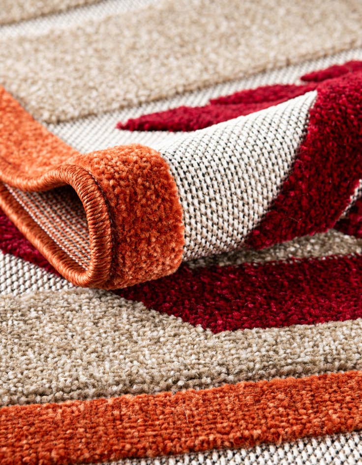 Detail image of 8' x 10'  Washable Modern Indoor / Outdoor Rug
