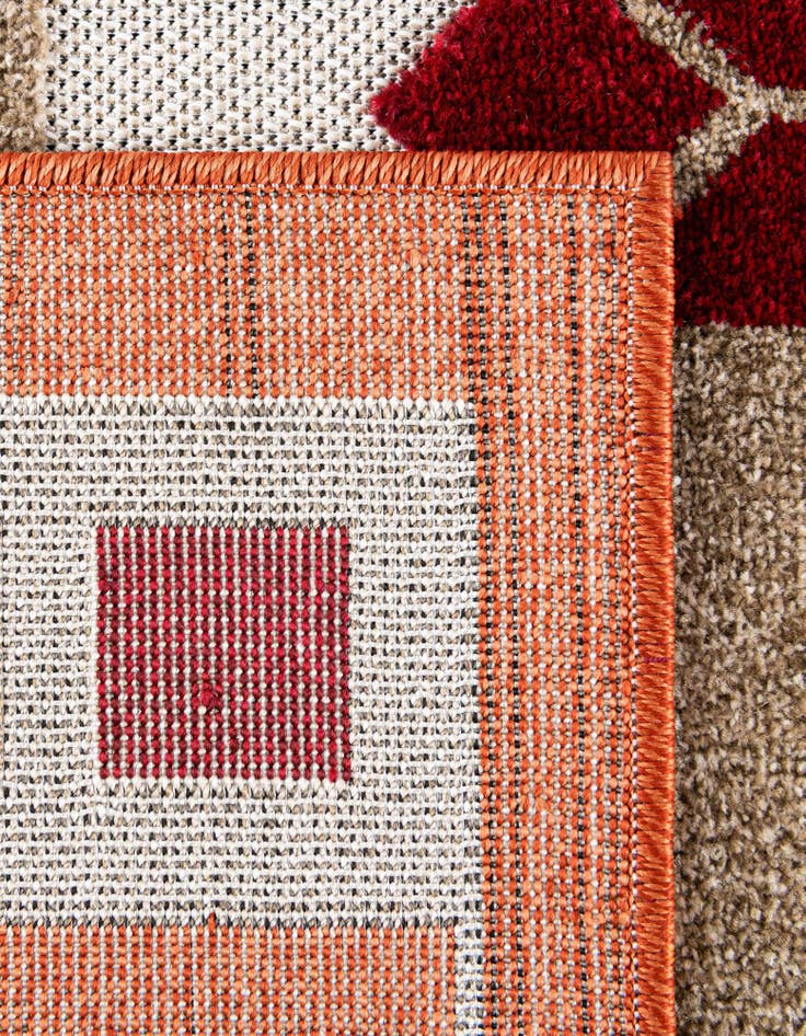 Detail image of 8' x 10'  Washable Modern Indoor / Outdoor Rug