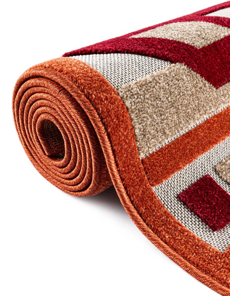 Detail image of 8' x 10'  Washable Modern Indoor / Outdoor Rug