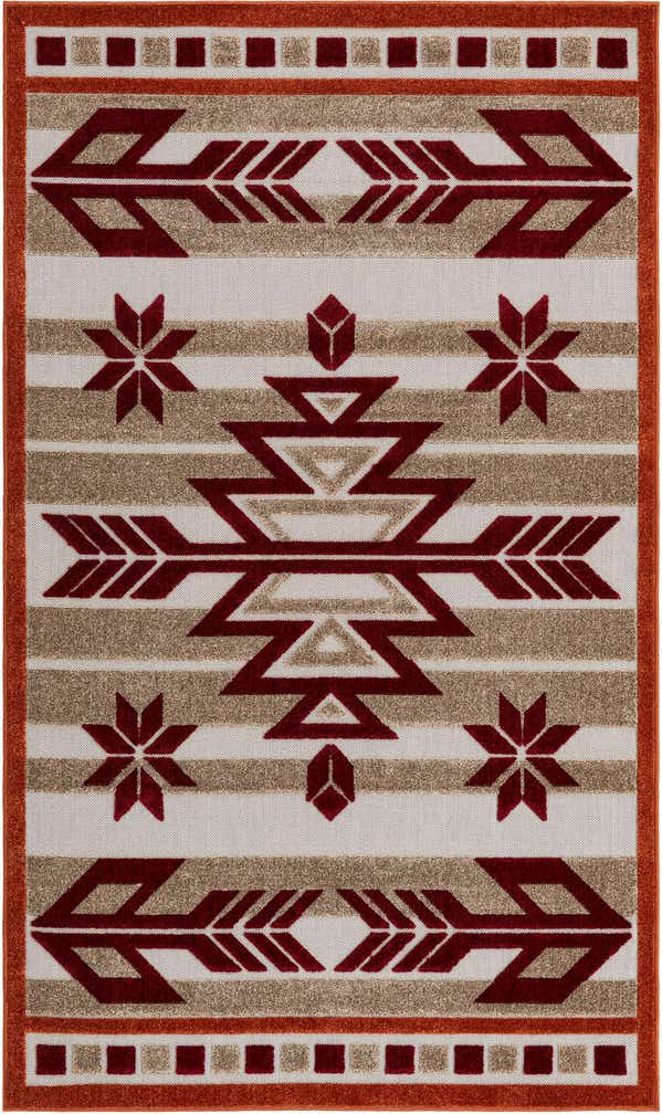 5' x 8' Easy-Clean Modern Indoor / Outdoor Rug