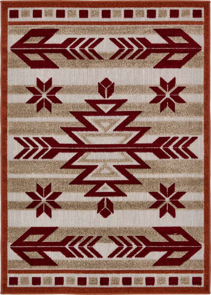 4' x 6' Easy-Clean Modern Indoor / Outdoor Rug