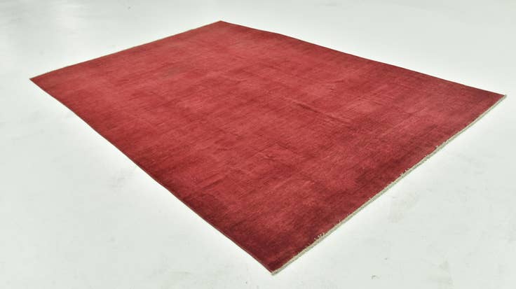 Detail image of 6' 3 x 9' 2 Hand Knotted Over-Dyed Ziegler Rug