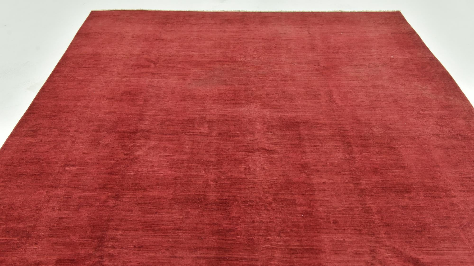 6' 3 x 9' 2 Hand Knotted Over-Dyed Ziegler Rug