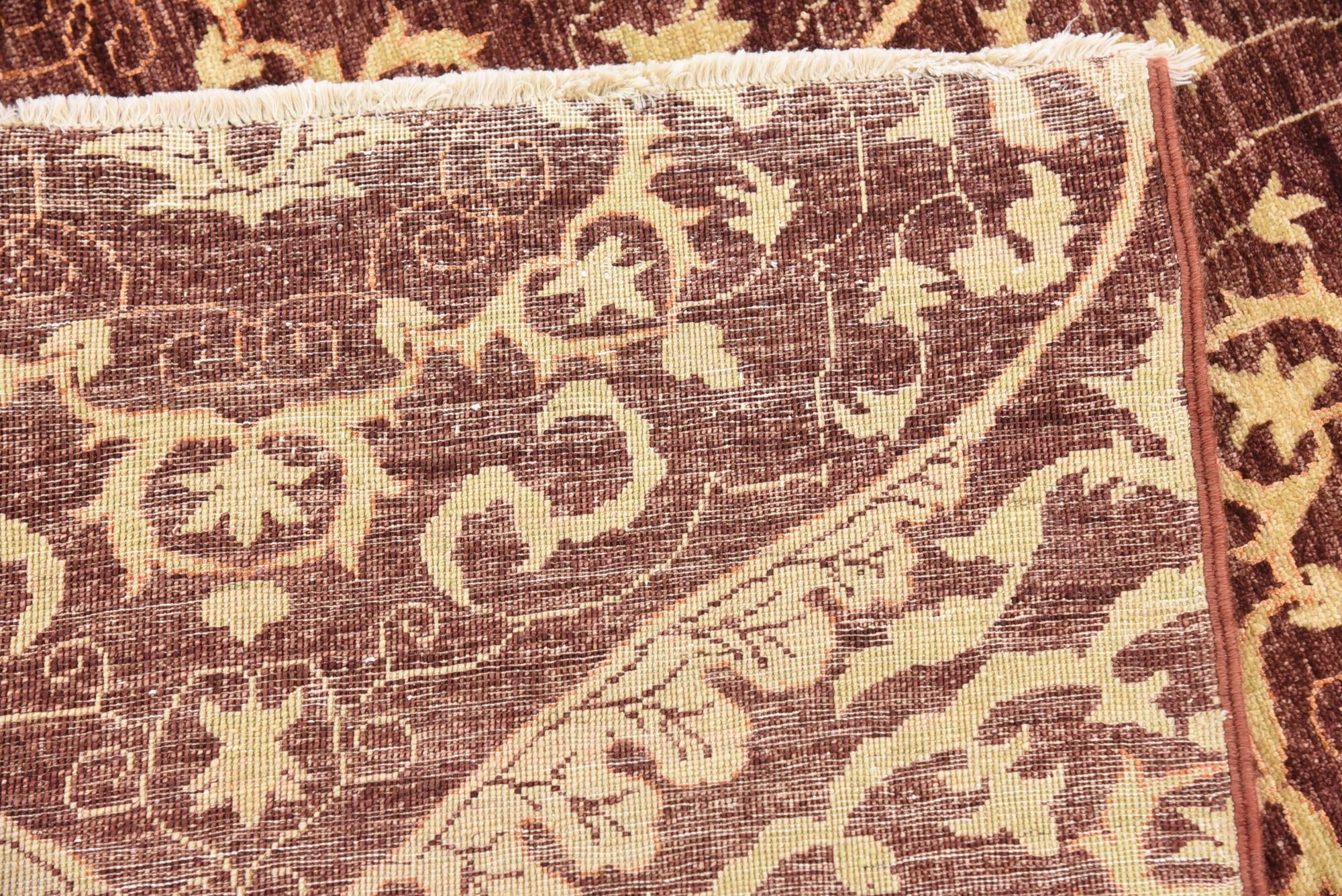 6' 11 x 9' 5 Hand Knotted Peshawar Ziegler Oriental Rug