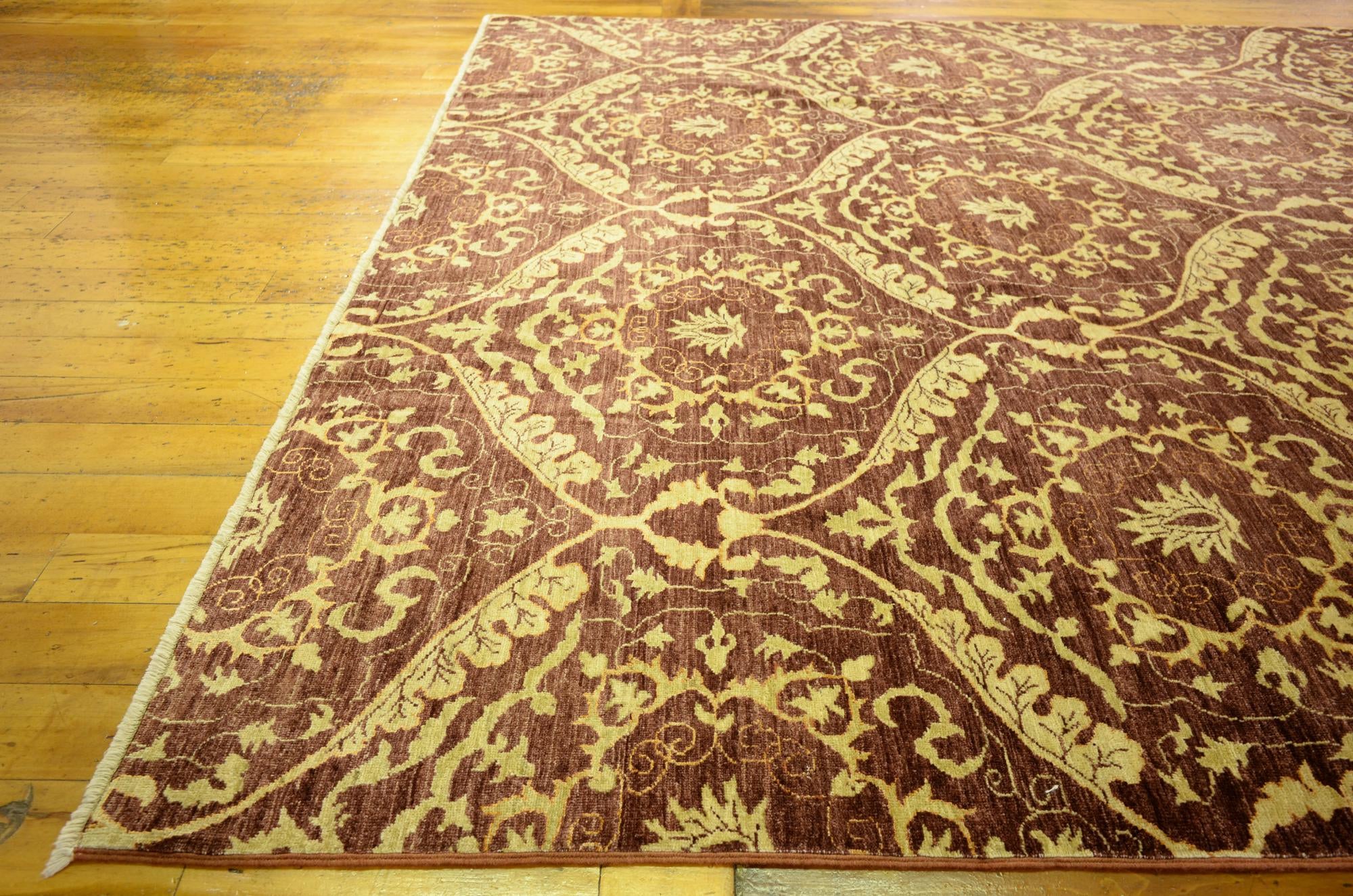 6' 11 x 9' 5 Hand Knotted Peshawar Ziegler Oriental Rug