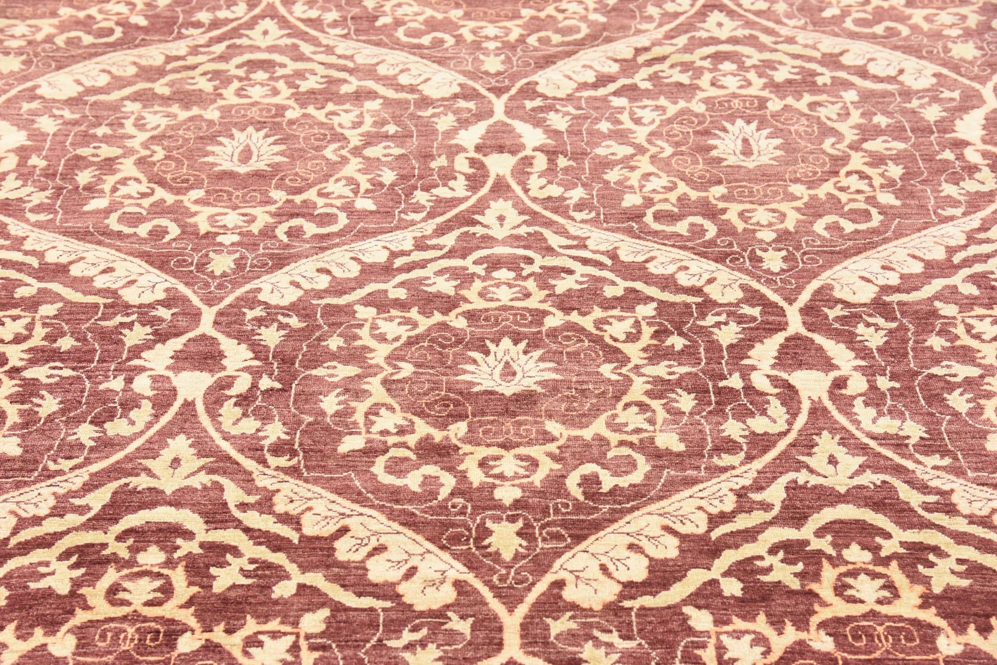 6' 11 x 9' 5 Hand Knotted Peshawar Ziegler Oriental Rug