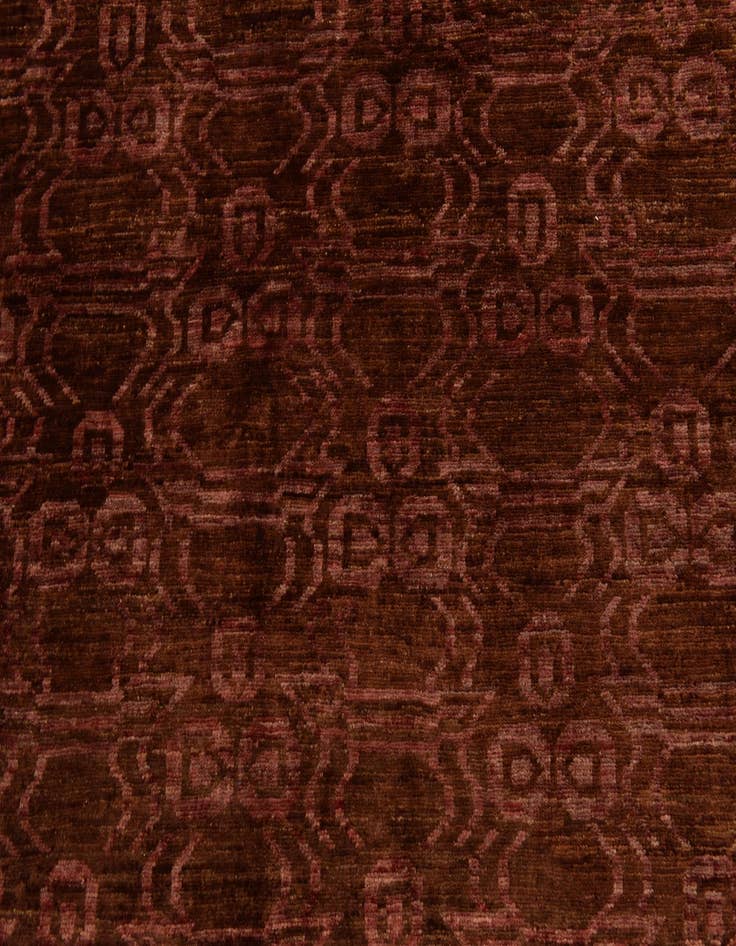 Detail image of 4' 10 x 6' 2 Hand Knotted Peshawar Ziegler Rug