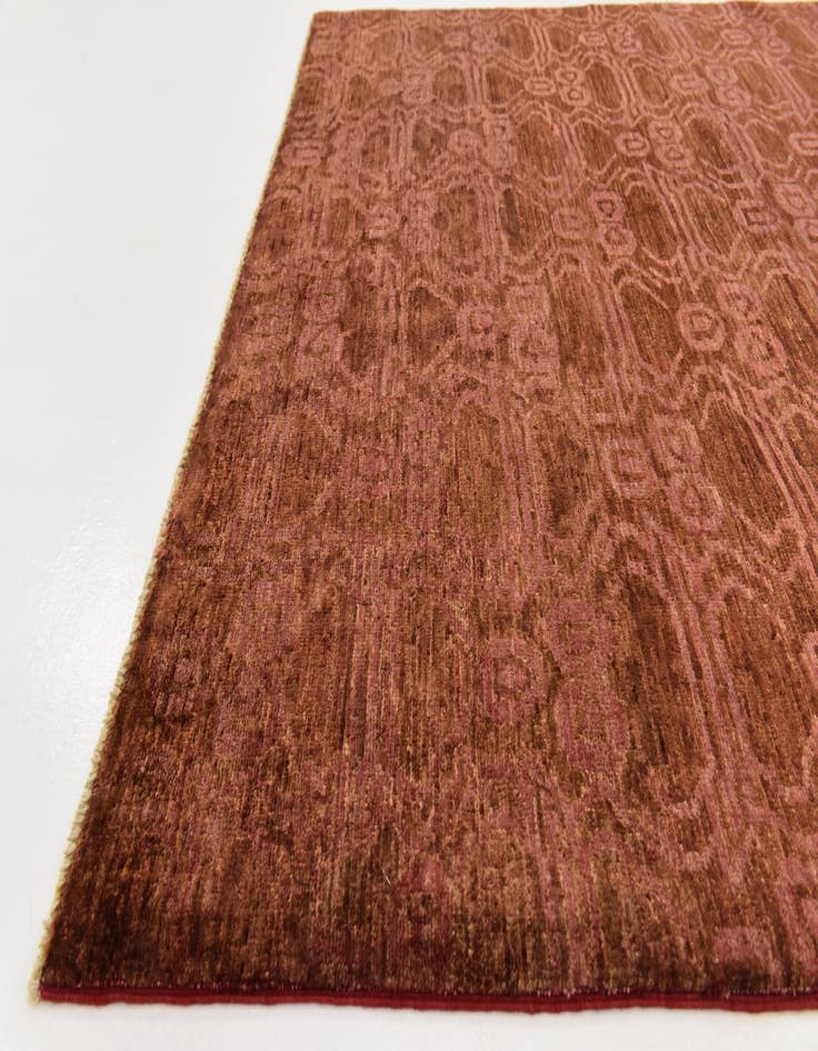 Detail image of 4' 10 x 6' 2 Hand Knotted Peshawar Ziegler Rug