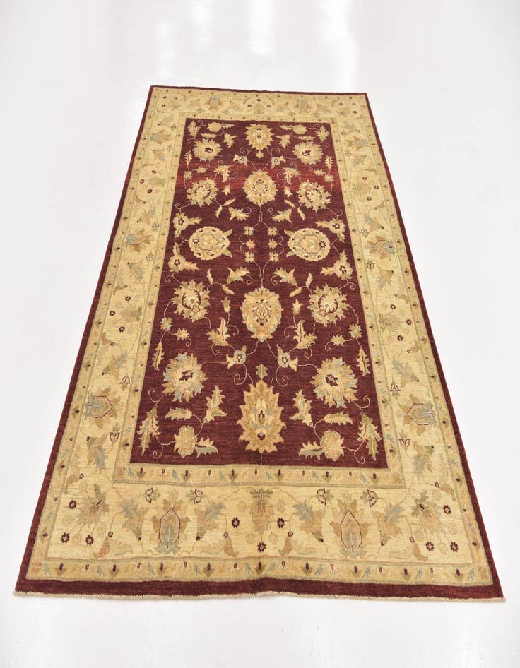 Detail image of 6' x 8' 4  Hand Knotted Peshawar Ziegler Rug