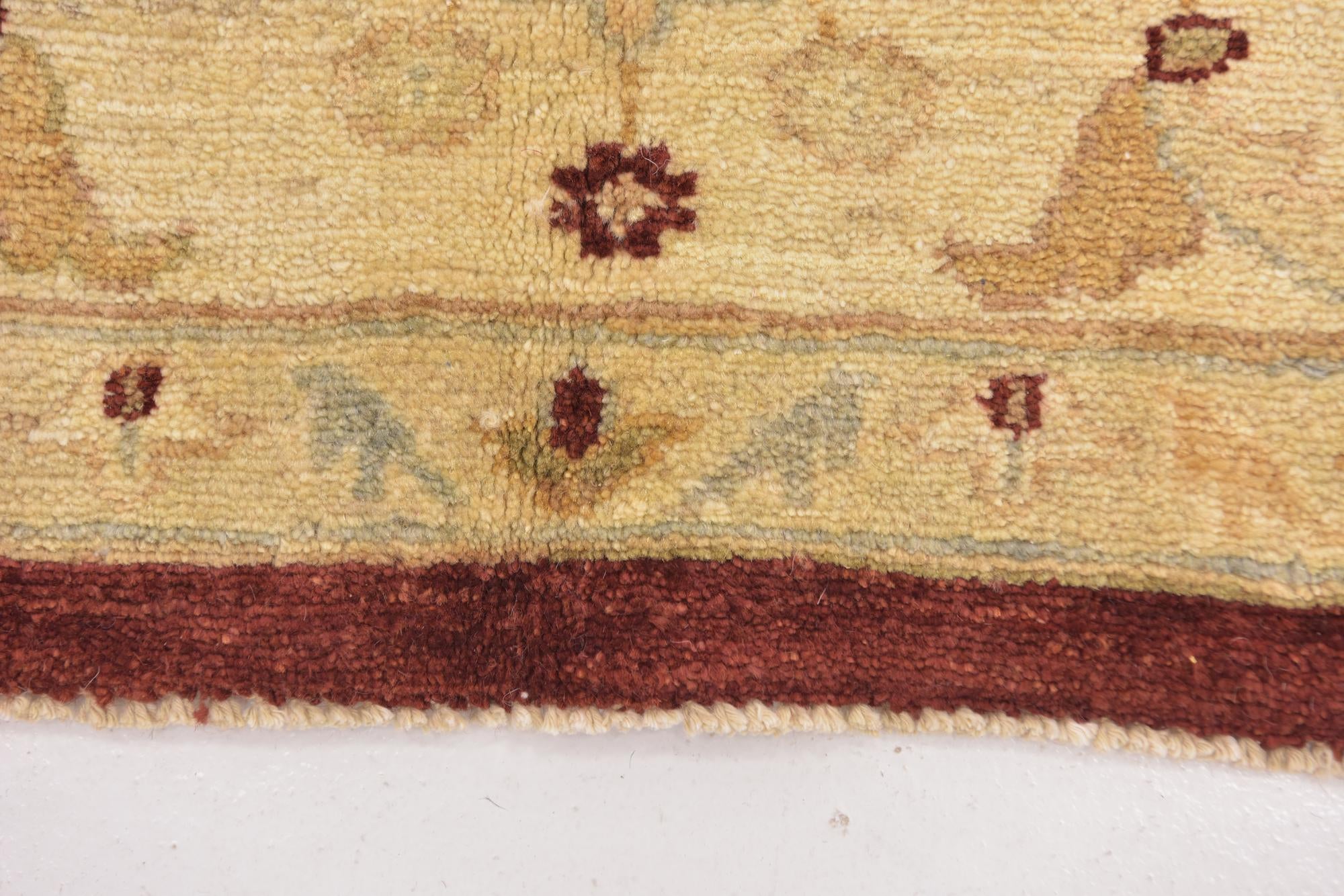 6' x 8' 4 Hand Knotted Peshawar Ziegler Rug