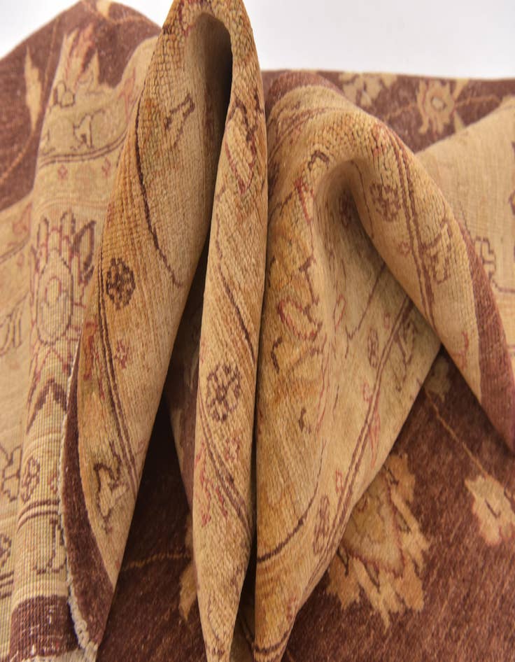 Detail image of 8' 2 x 12' 2  Hand Knotted Peshawar Ziegler Rug