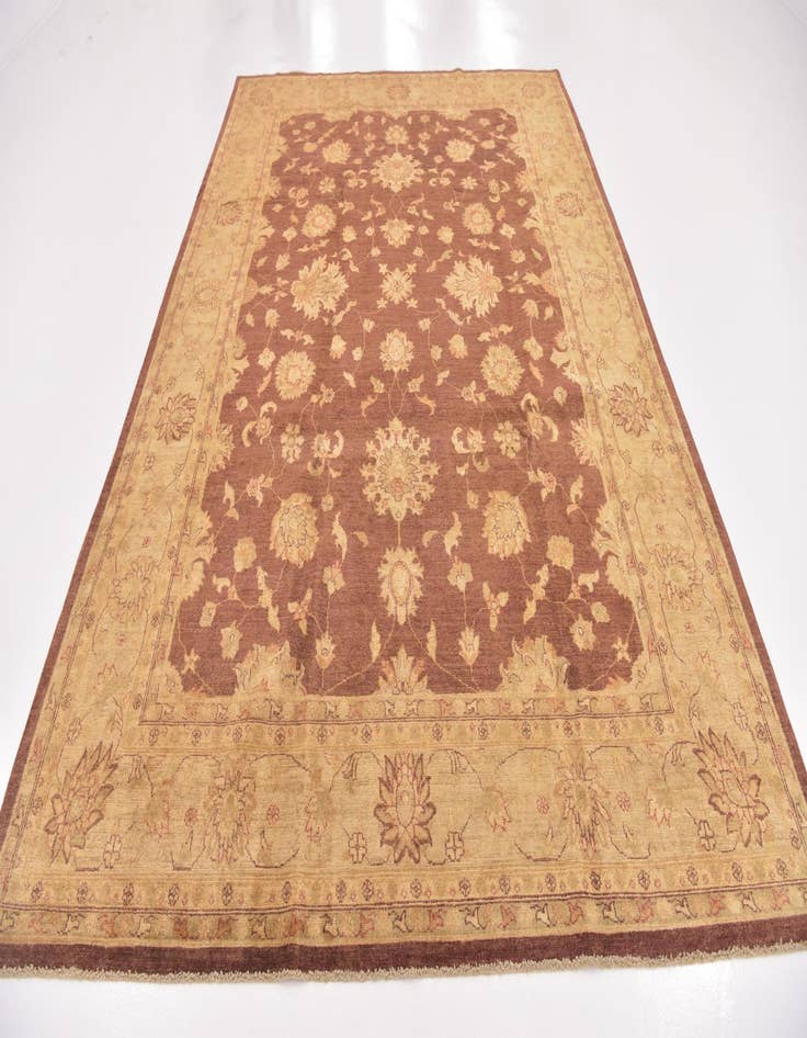 Detail image of 8' 2 x 12' 2  Hand Knotted Peshawar Ziegler Rug