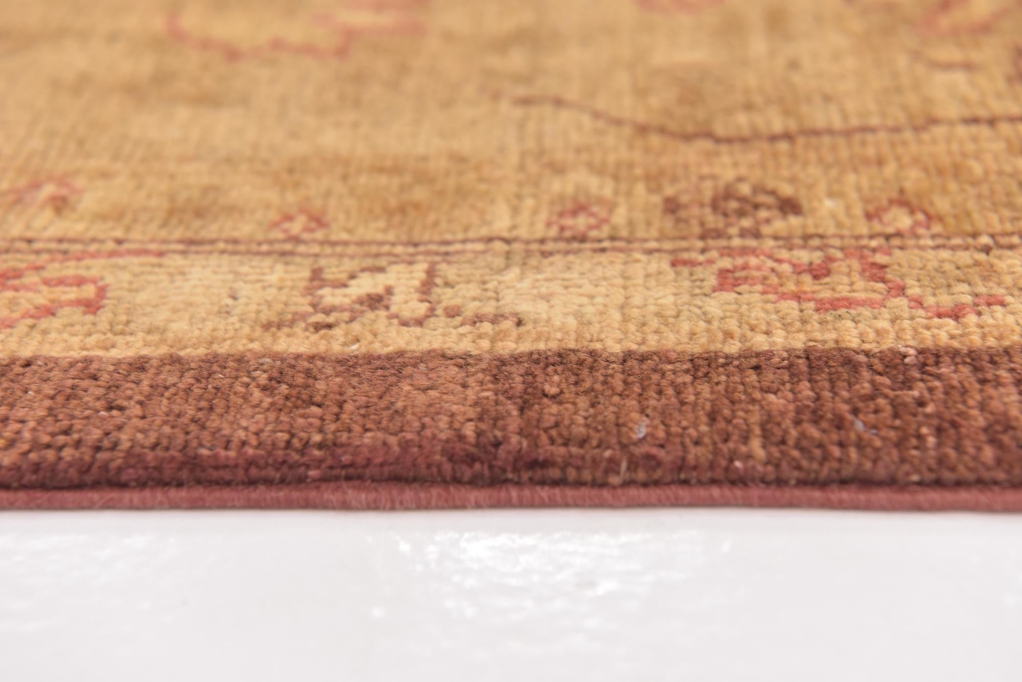 8' 2 x 12' 2 Hand Knotted Peshawar Ziegler Rug