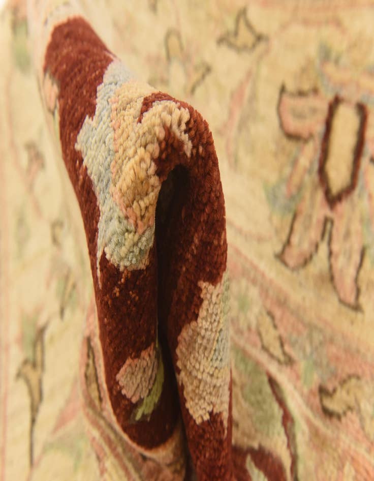 Detail image of 6' 6 x 9' 7  Hand Knotted Peshawar Ziegler Rug