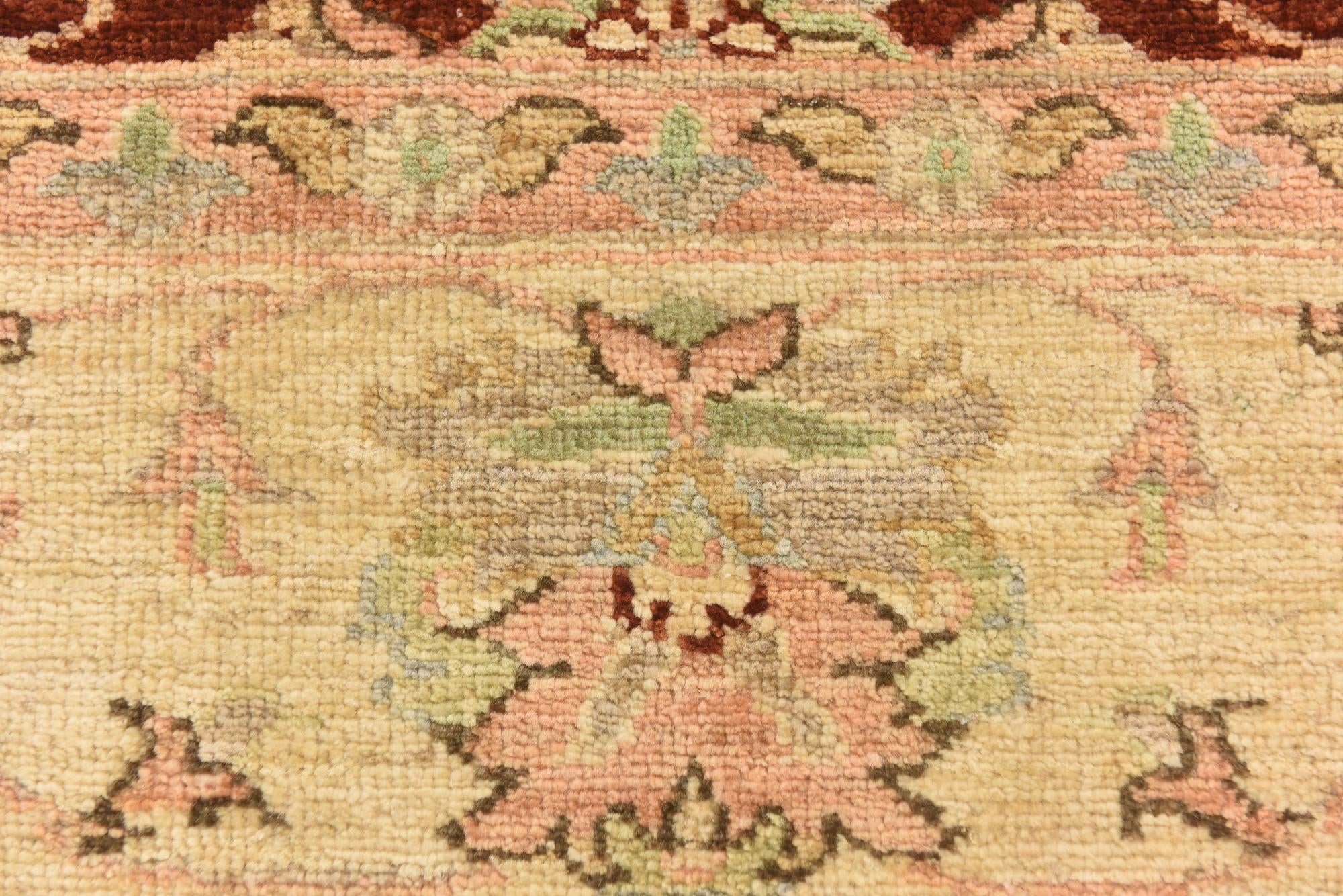 200cm x 290cm Hand Knotted Peshawar Ziegler Rug