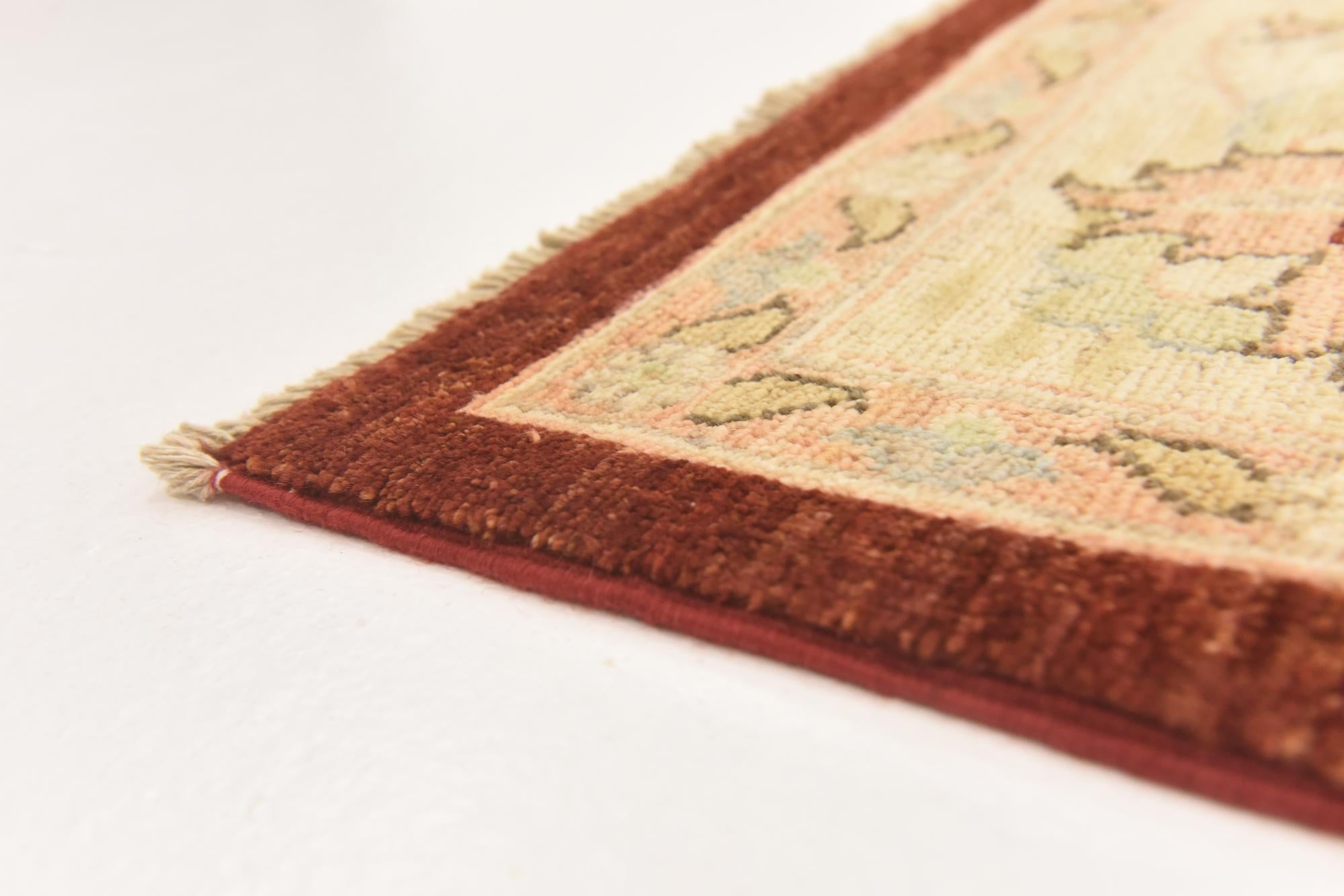 200cm x 290cm Hand Knotted Peshawar Ziegler Rug