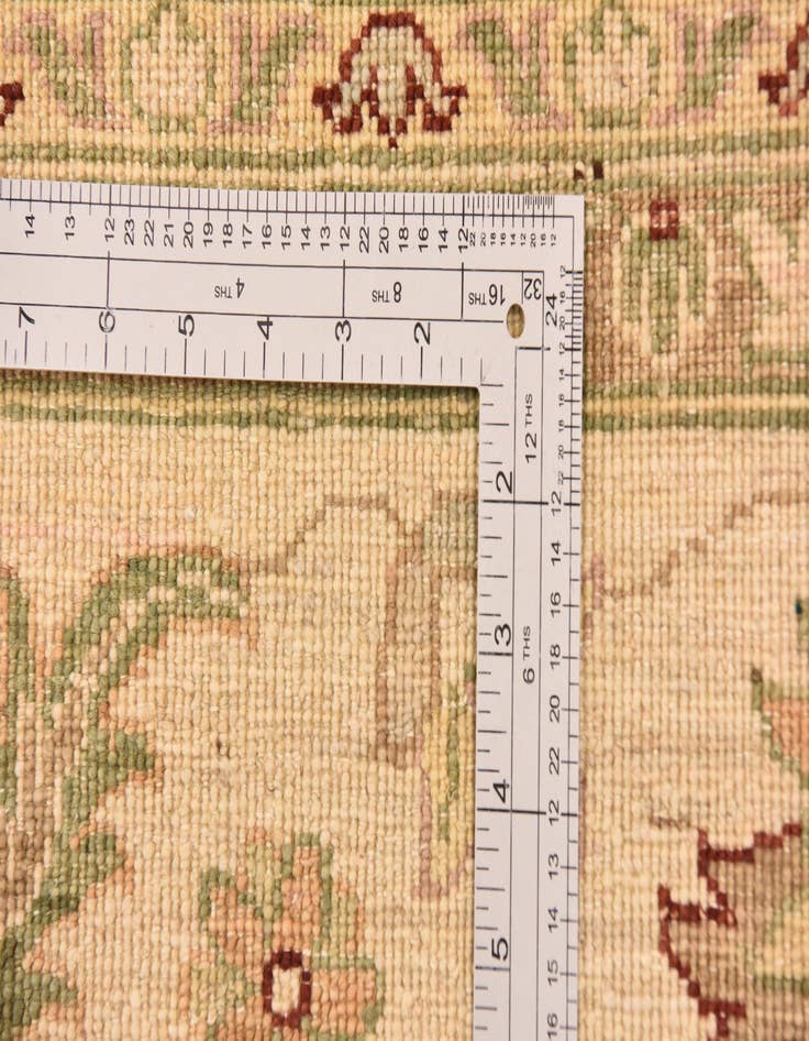 Detail image of 8' x 10' 11  Hand Knotted Peshawar Ziegler Rug