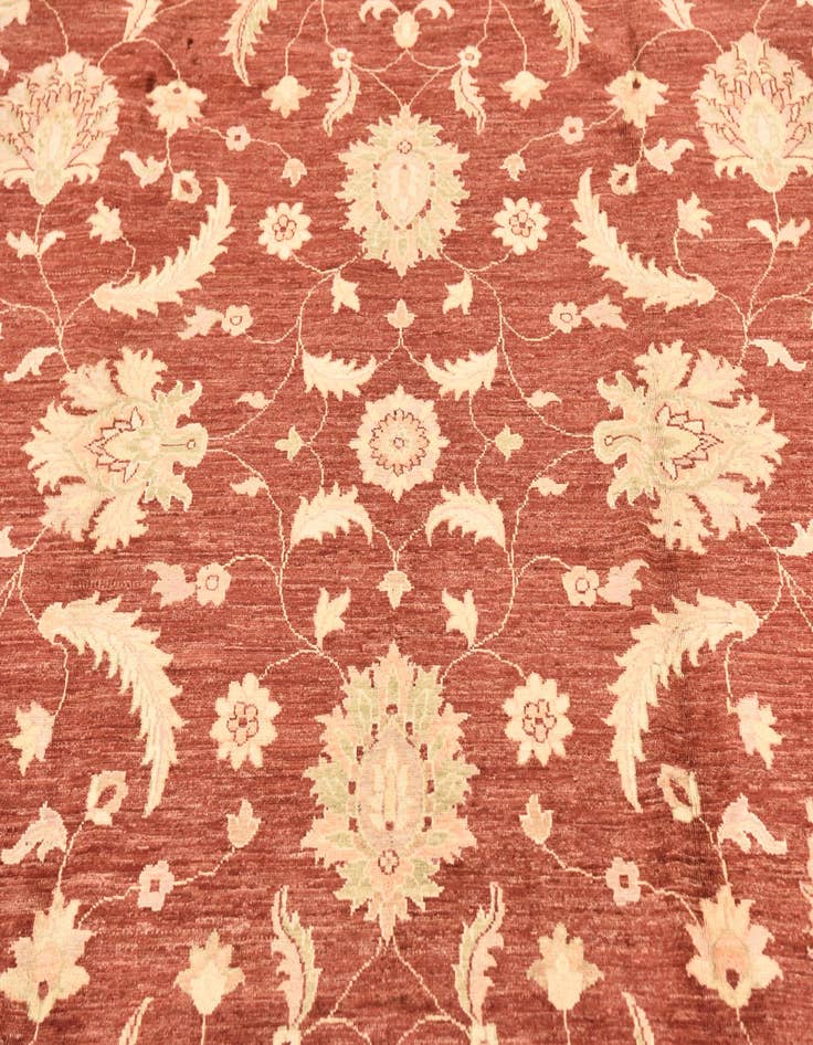 Detail image of 8' x 10' 11  Hand Knotted Peshawar Ziegler Rug