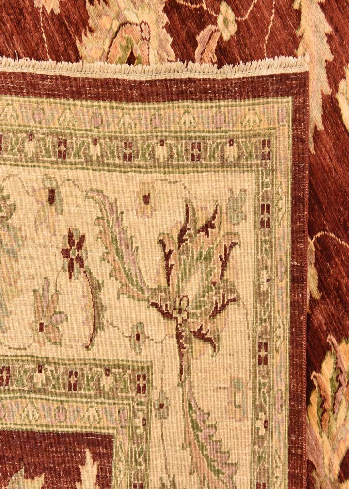 8' 1 x 10' 8 Hand Knotted Peshawar Ziegler Rug
