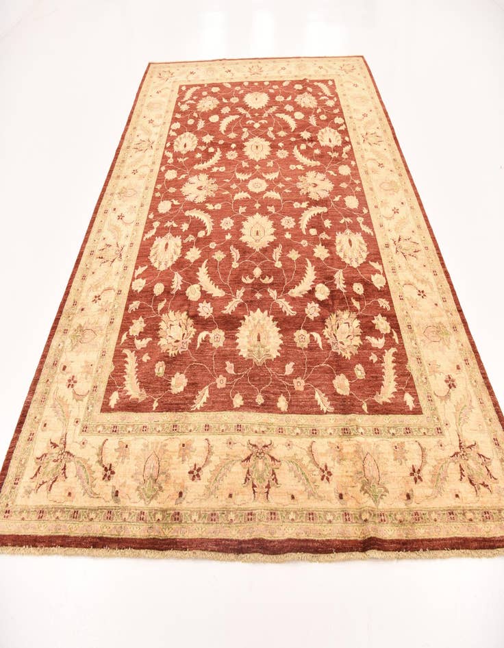 Detail image of 8' 1 x 10' 8 Hand Knotted Peshawar Ziegler Rug