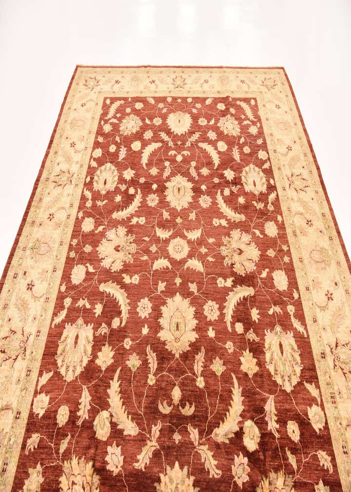8' 1 x 10' 8 Hand Knotted Peshawar Ziegler Rug
