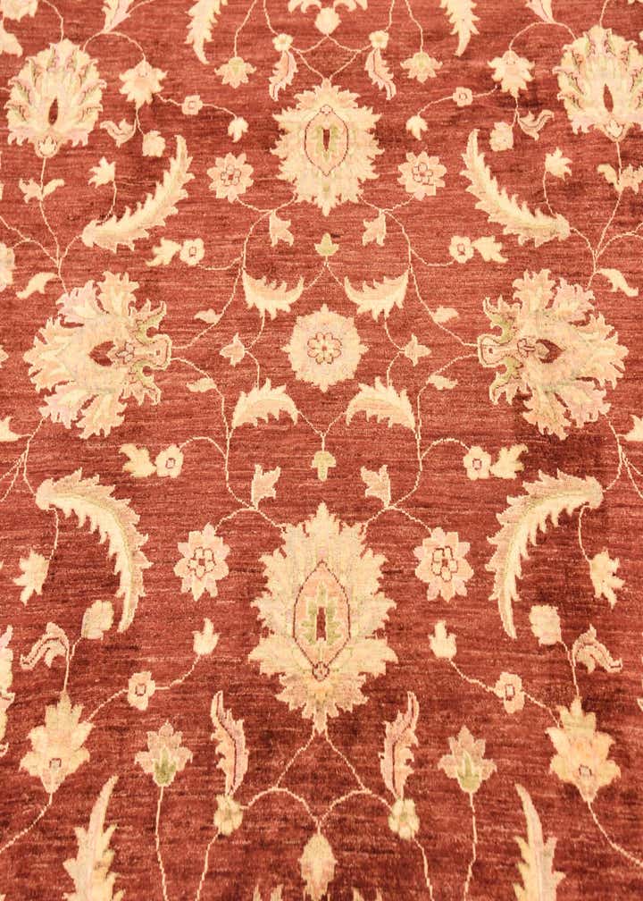 8' 1 x 10' 8 Hand Knotted Peshawar Ziegler Rug