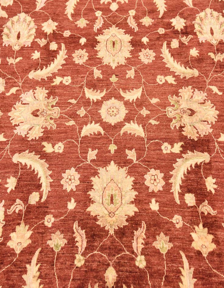Detail image of 8' 1 x 10' 8 Hand Knotted Peshawar Ziegler Rug