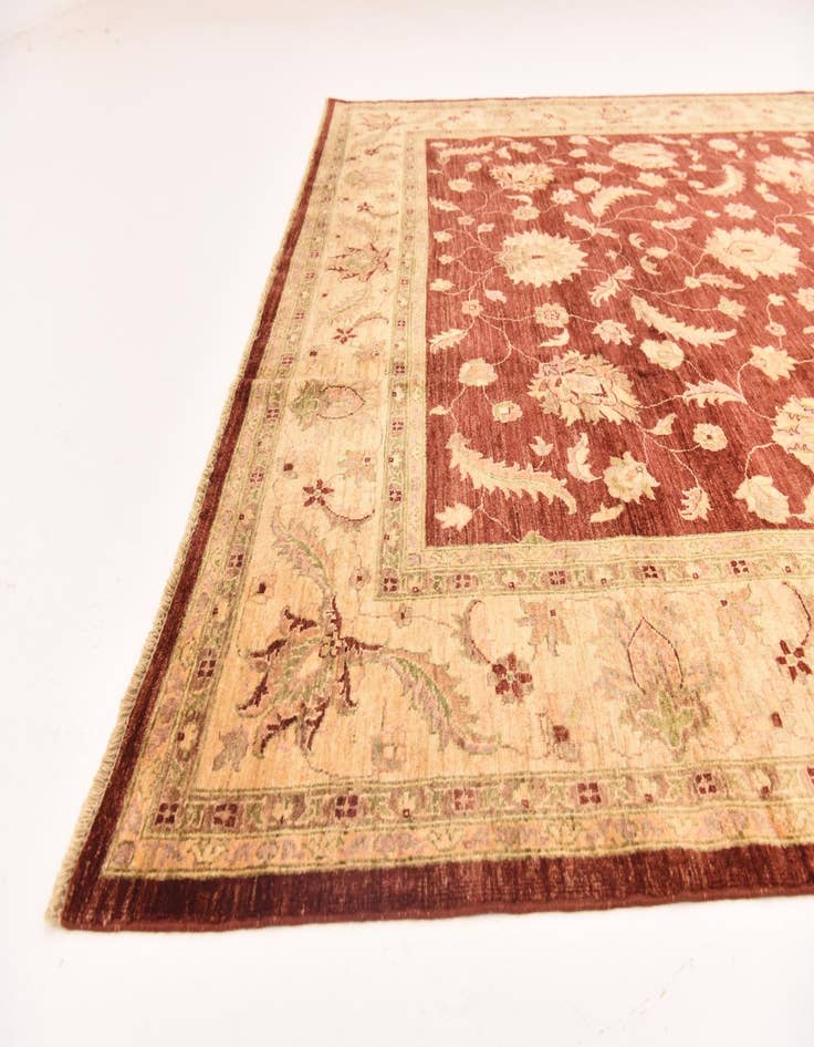 Detail image of 8' 1 x 10' 8 Hand Knotted Peshawar Ziegler Rug