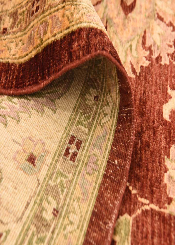 8' 1 x 10' 8 Hand Knotted Peshawar Ziegler Rug