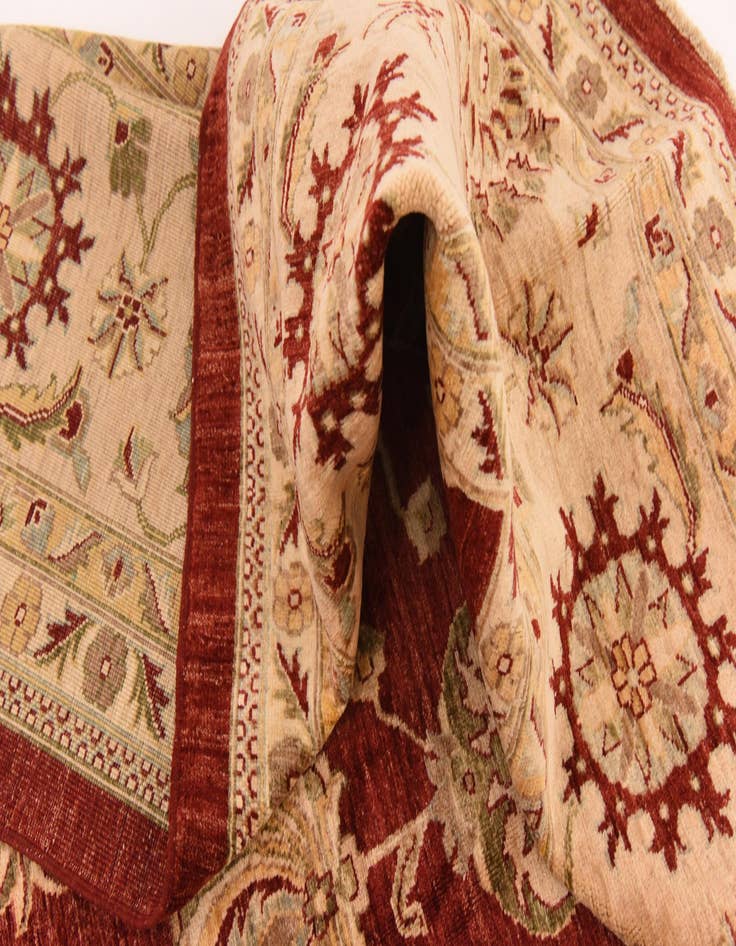 Detail image of 13' 1 x 17' 2  Hand Knotted Peshawar Ziegler Rug