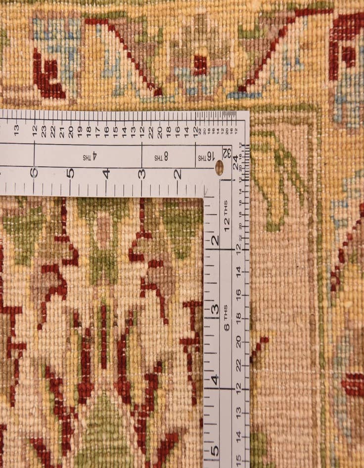 Detail image of 13' 1 x 17' 2  Hand Knotted Peshawar Ziegler Rug