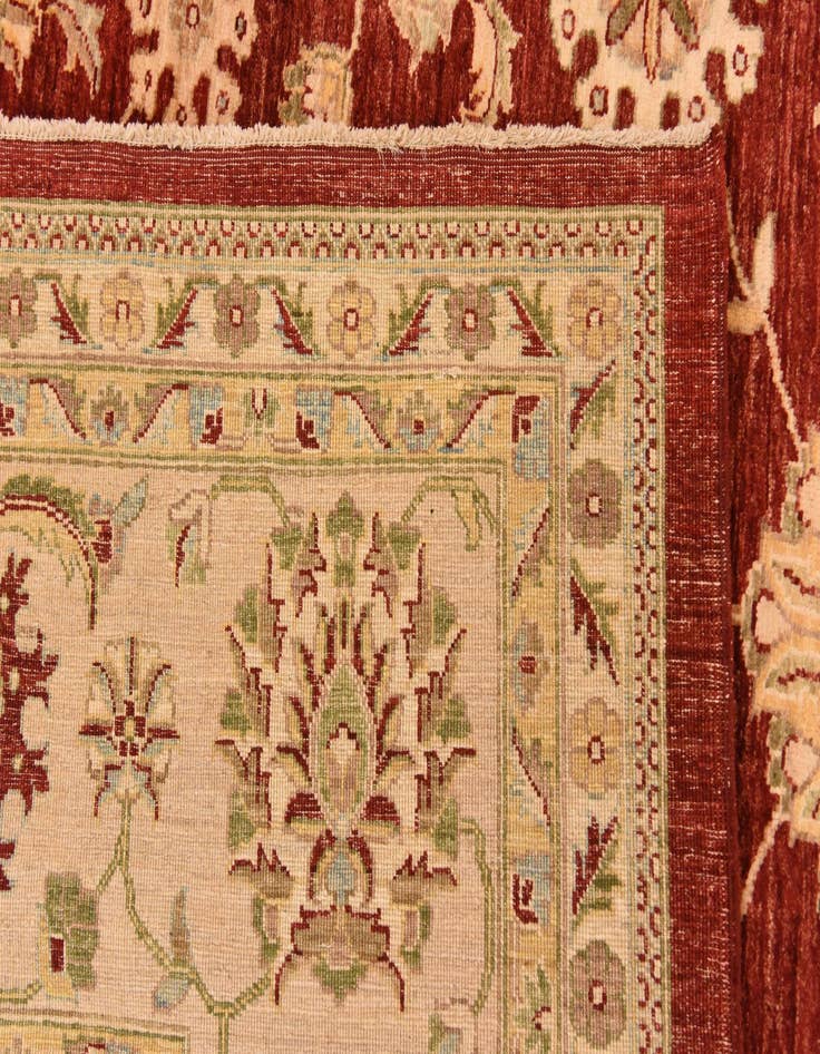 Detail image of 13' 1 x 17' 2  Hand Knotted Peshawar Ziegler Rug