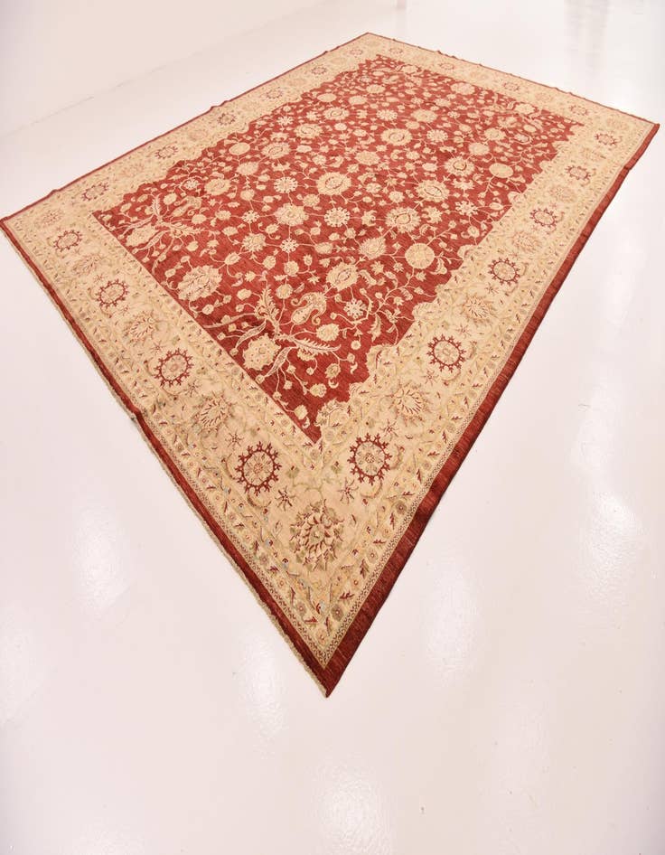 Detail image of 13' 1 x 17' 2  Hand Knotted Peshawar Ziegler Rug