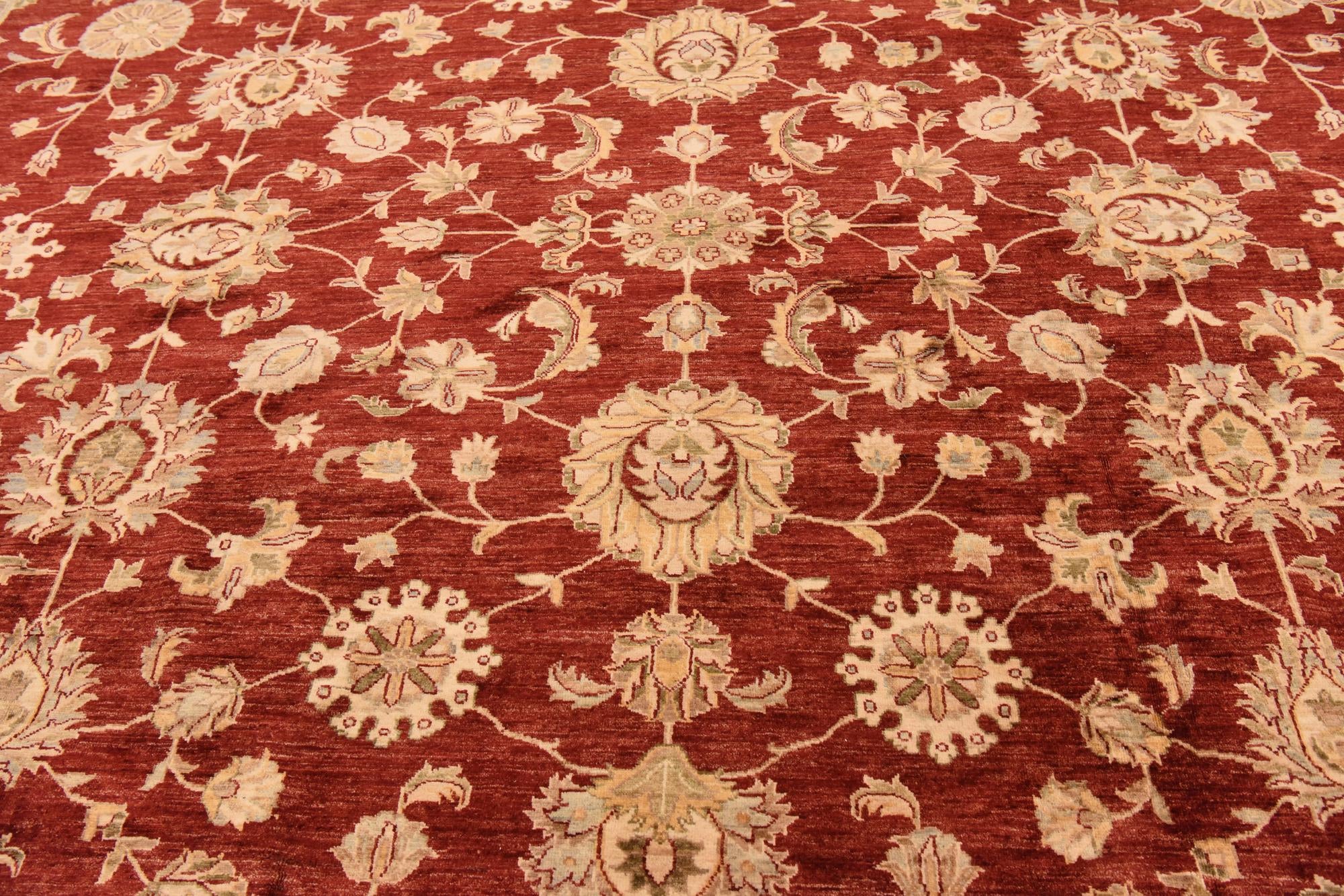 13' 1 x 17' 2 Hand Knotted Peshawar Ziegler Rug