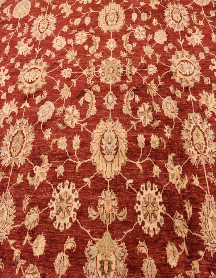 Detail image of 13' 1 x 17' 2  Hand Knotted Peshawar Ziegler Rug