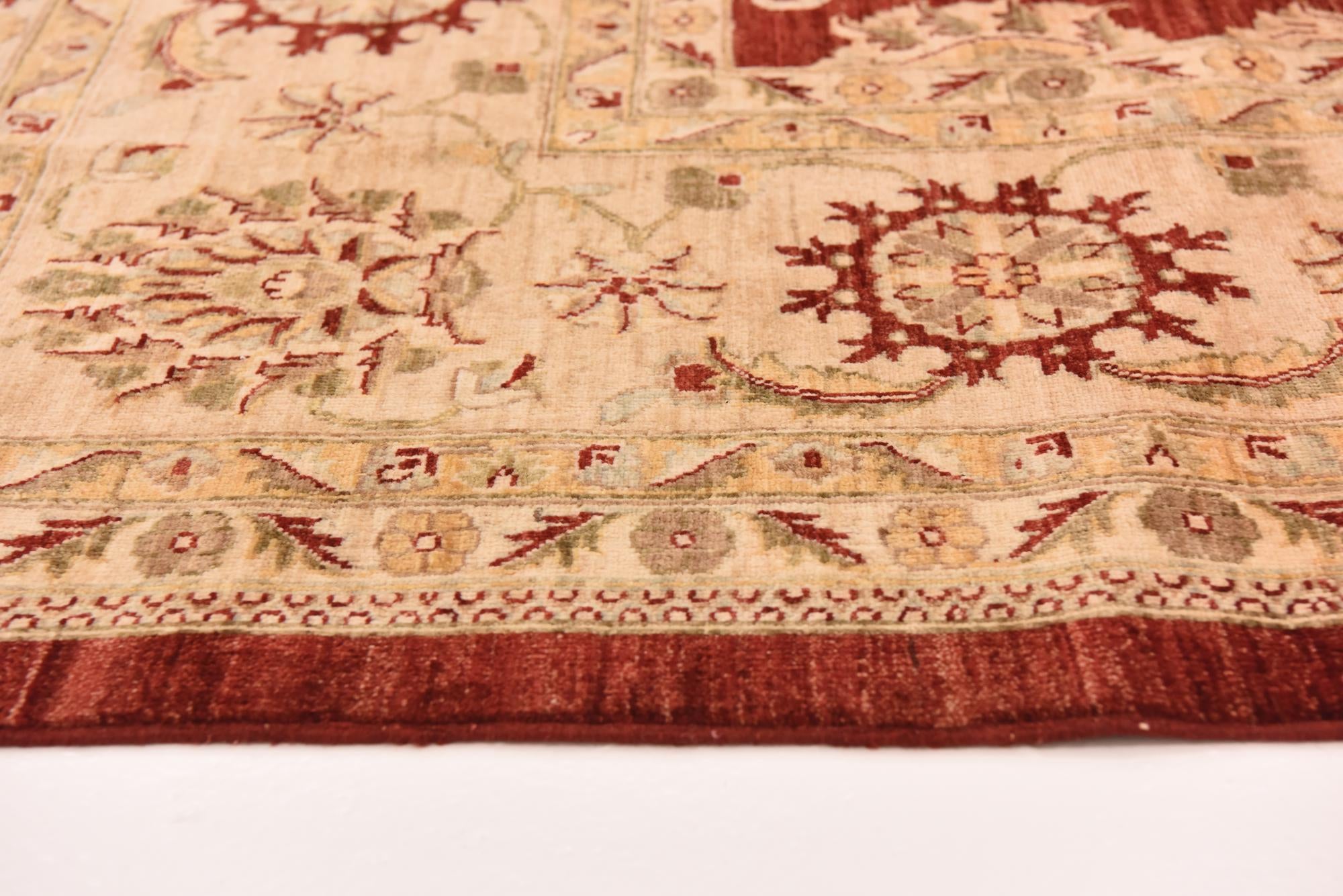 13' 1 x 17' 2 Hand Knotted Peshawar Ziegler Rug