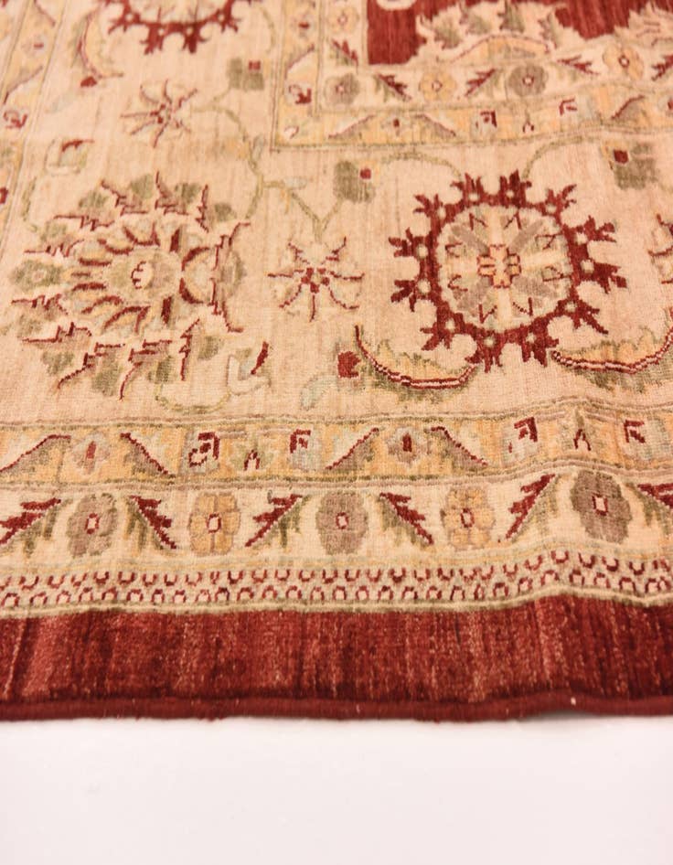 Detail image of 13' 1 x 17' 2  Hand Knotted Peshawar Ziegler Rug